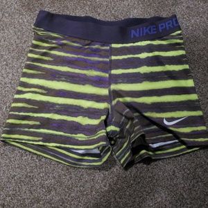 Nike pro workout shorts